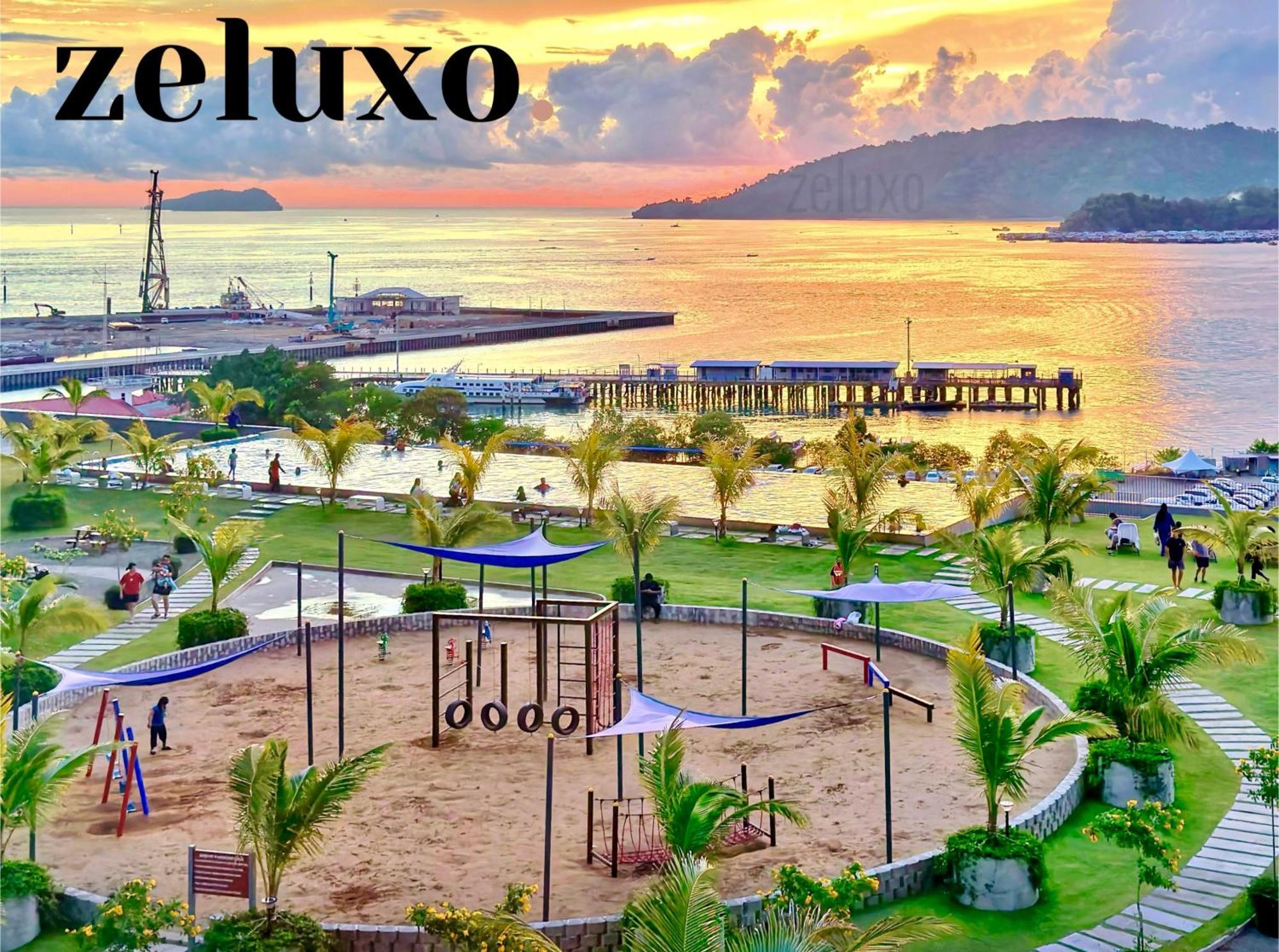 #6 Jesselton Quay City Pads Seaview By Zeluxo Kota Kinabalu Buitenkant foto