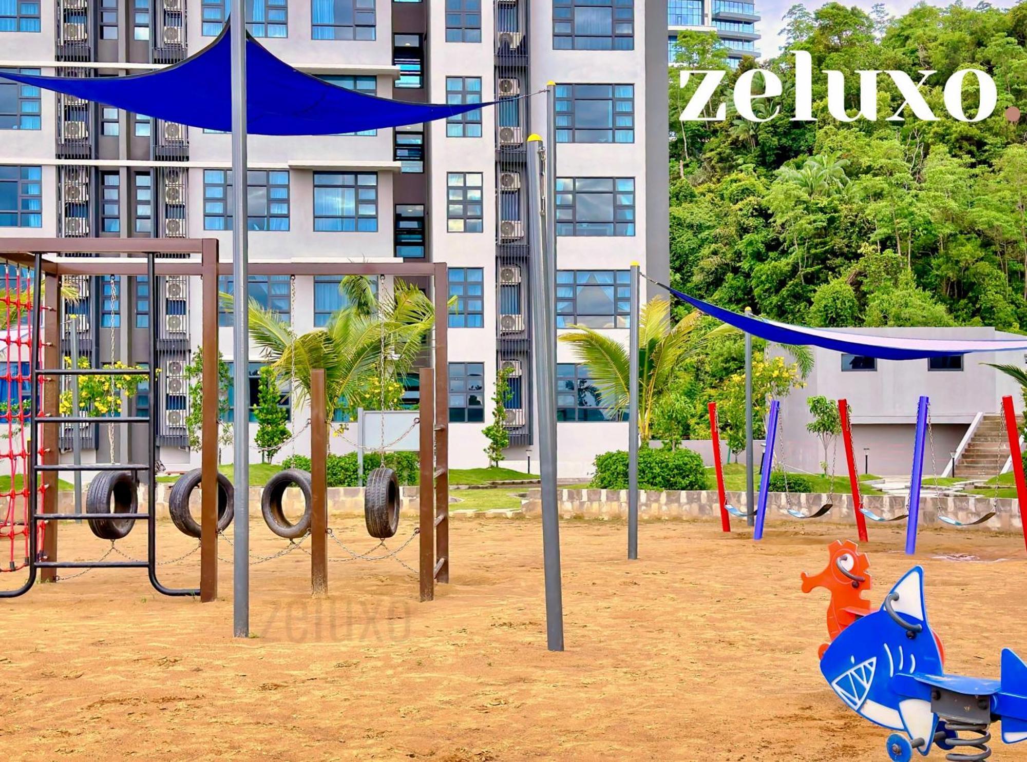 #6 Jesselton Quay City Pads Seaview By Zeluxo Kota Kinabalu Buitenkant foto