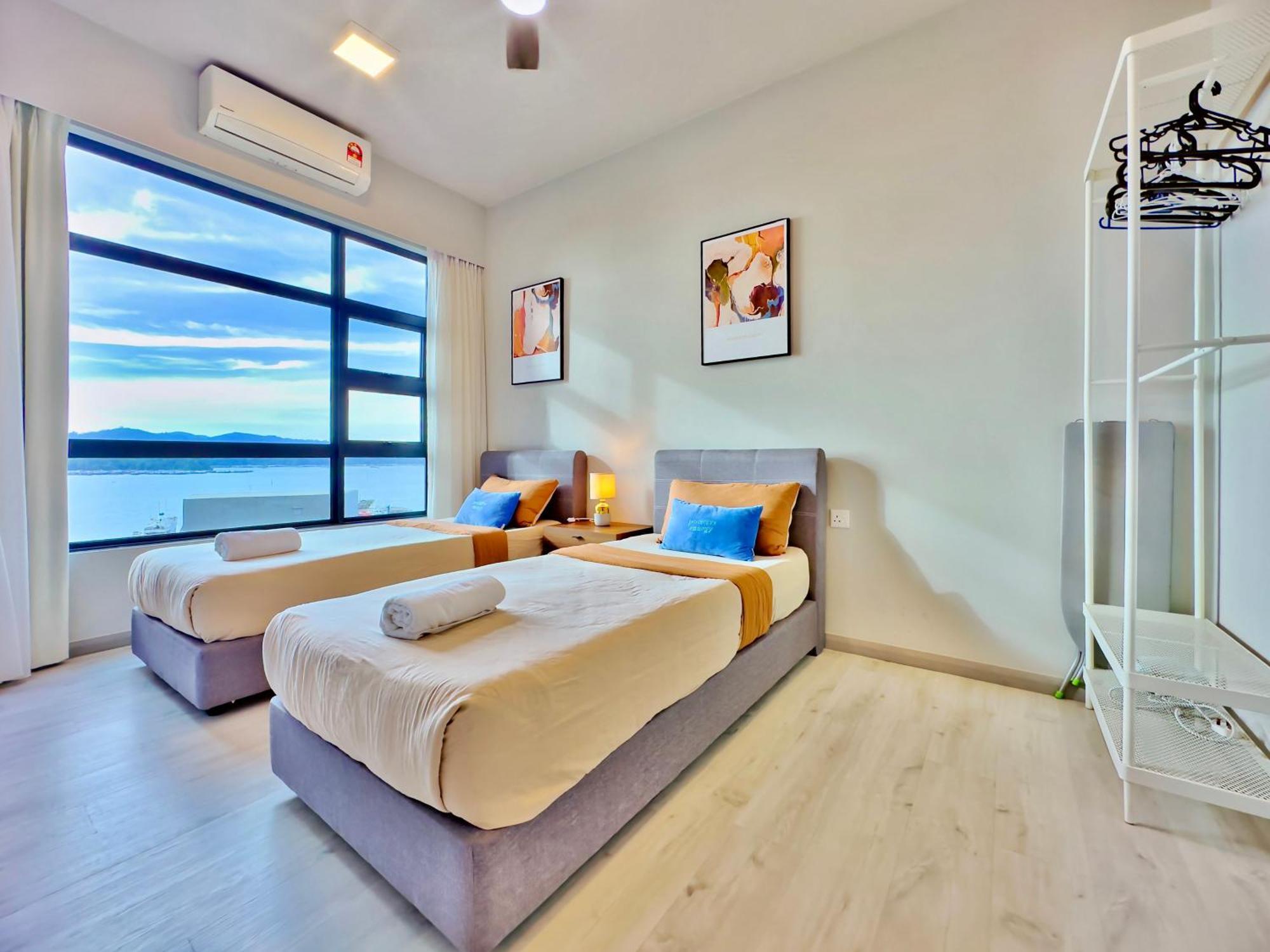 #6 Jesselton Quay City Pads Seaview By Zeluxo Kota Kinabalu Buitenkant foto