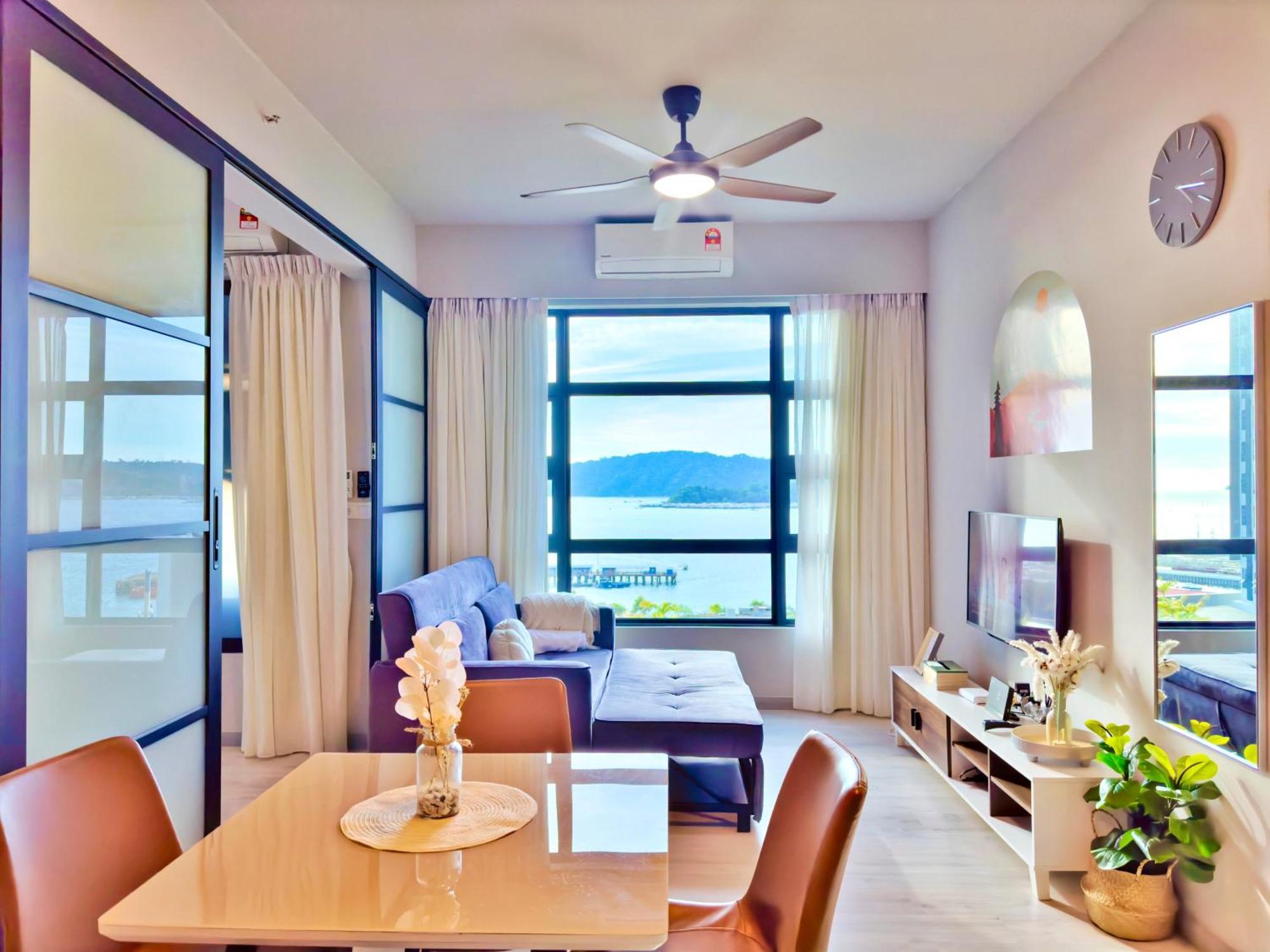 #6 Jesselton Quay City Pads Seaview By Zeluxo Kota Kinabalu Buitenkant foto